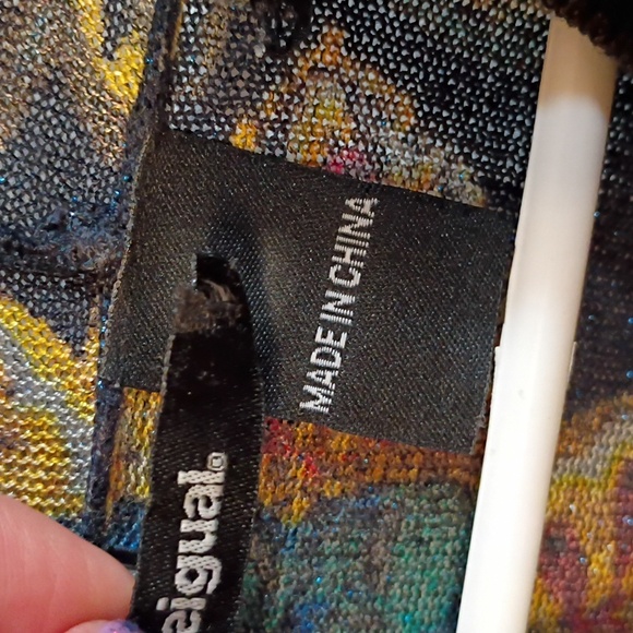 Desigual Multicolor Patterned Top - Picture 5 of 7